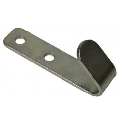 Plochý Zinkový Hák 65x15x2mm Rozstup Otvorov 20mm