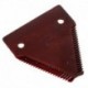 Vrúbkovaný Žací Nôž 84x76x2, 5mm Fi 6,5 Mm Agv Diely Claas 611203.1