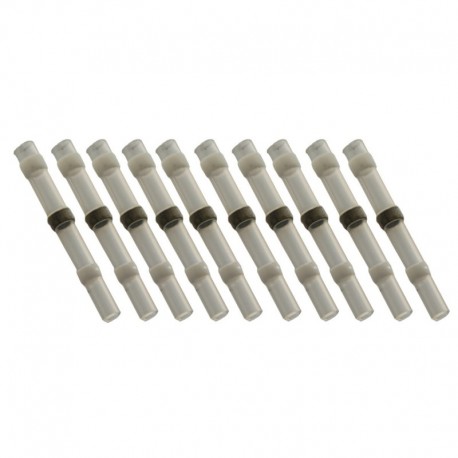 Teplem Smrštitelné Trubičky S Cínem Fi 1,7mm Délka 26mm 10ks. Pro Připojení Vodičů 0,25-0,35mm2.