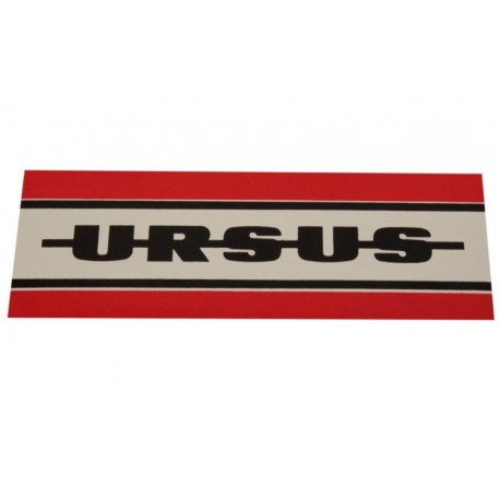 Ursus Nálepka Červená Přední 165x60mm