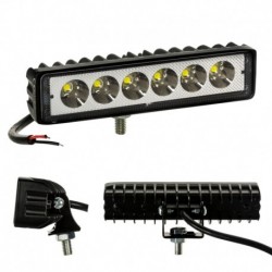 Pracovní Lampa Panelová Halogenová Led 18w 6x3w 12v 24v 1000lm S Držákem