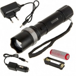 Led Svítilna S Nastavitelným Zoomem Dobíjecí Baterie