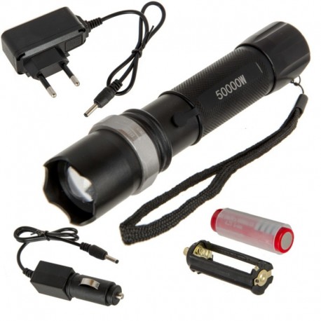 Led Svítilna S Nastavitelným Zoomem Dobíjecí Baterie