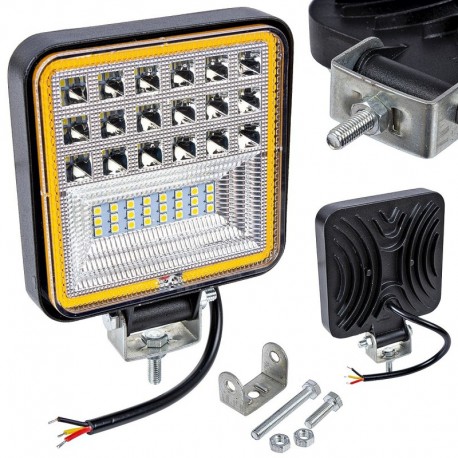 Halogenová Led Pracovní Světlo 12v 24v 126w