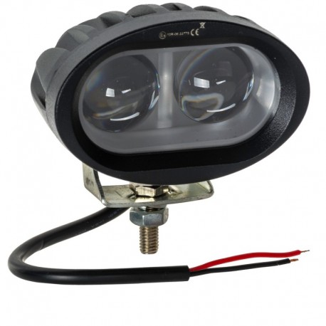 Oválný Halogen Světlo 2 Led 20w Bílý Bílý Postřikovací Výložník