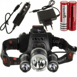 Svetlomet 3xled Cree T6 Výkonný Svetlomet
