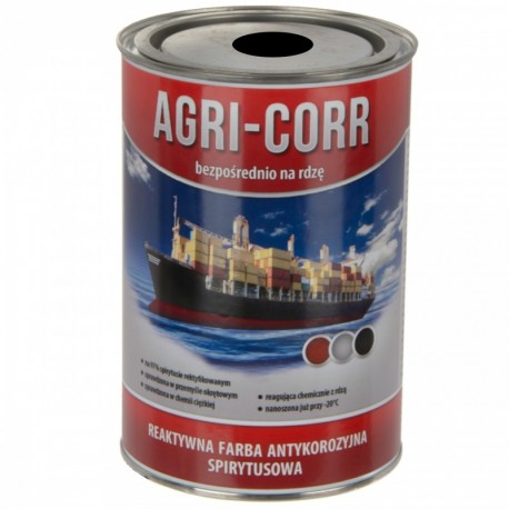 Základní Barva Proti Rzi Antikorozní Černá 1l Agri-Corr Corr-Active