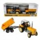 Traktor Ursus C-360 S Dvojitým Přívěsem E239