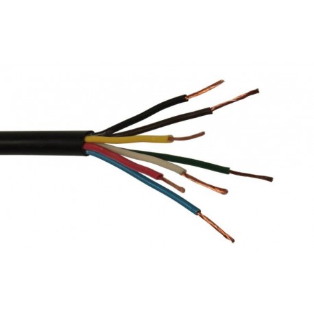 Ylys 7x0,75mm2 7pólový Kabel 1m
