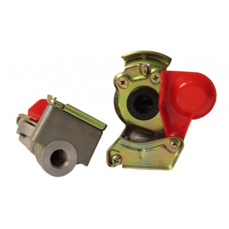 Pneumatický Konektor Bez Ventilu M16x1,5 Červený