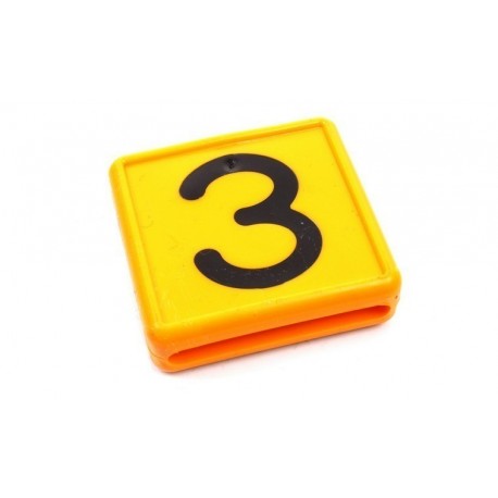 Číslo pro identifikační obojek č. 3