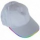Baseballová čepice s LED podsvícením bílá