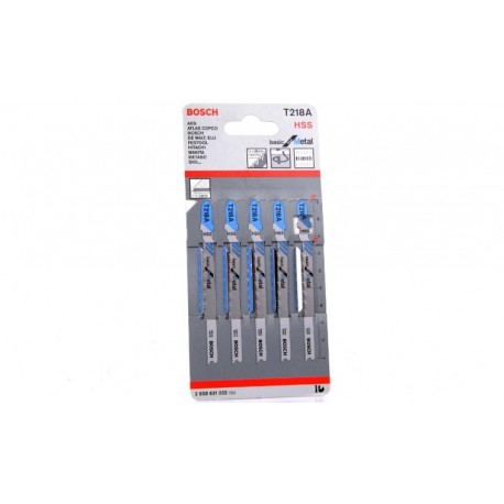 Bosch Bosch Pílový plátok do priamočiarej píly T 218 A 5ks.
