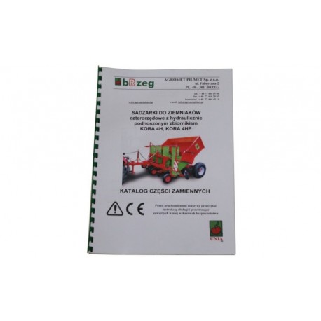 Katalog dílů Kora 4h 4hp
