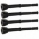 Gumový stonek černý Fi 12mm model Harmony 4ks.