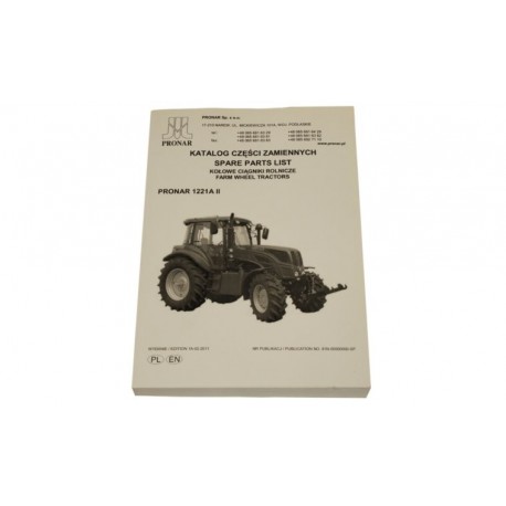 Katalog dílů Pronar 1221a Ii Generation
