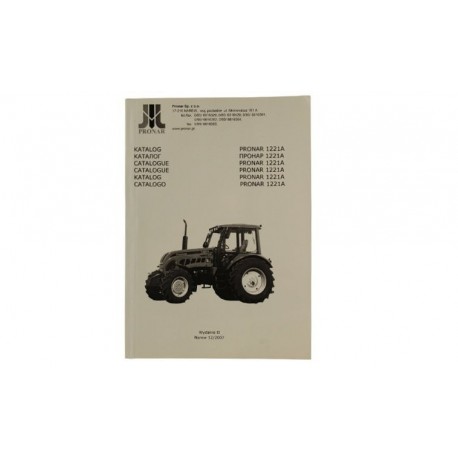 Katalog dílů Pronar 1221a