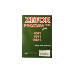 Zetor Proxima 8541 10541 Katalóg Dielov Poľský