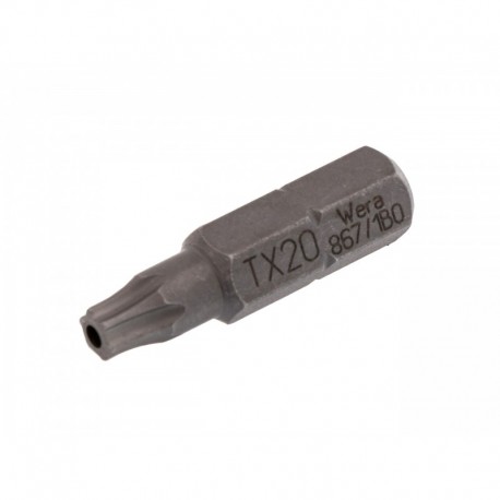 1/4" Torx 1/4" Tx20 25mm skrutkovací bit Wera