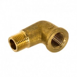 Koleno 90° mosadzné Gz. 1/4" Gw. 1/4"
