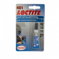 Kyanoakrylátové sekundové lepidlo 3g Loctite 401