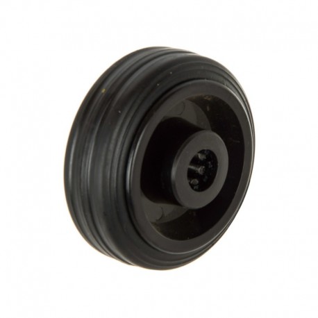 Gumové kolo Fi 80mm na nápravě 12mm nosnost 50kg