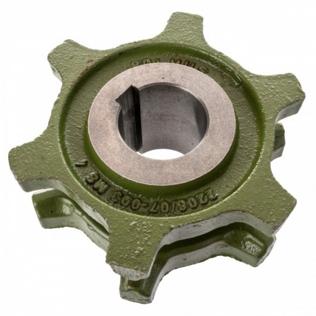 Drážkované osadzovacie koleso 12 mm Z-6 s vysokým počtom zubov