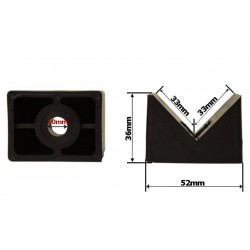 Posuvný blok postřikovacího ramene 36x52mm Fi 10