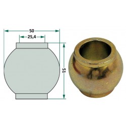 Centrálna spojovacia guľa kat. 2 25,4 mm