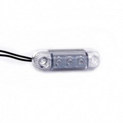 Led obrysové světlo W61 12v 24v zadní červené