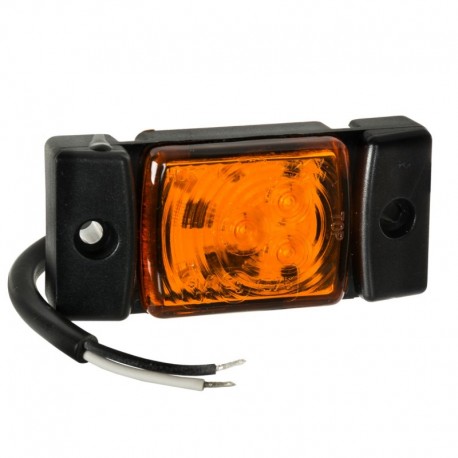 Přední obrysové světlo se 3 LED 12v 24v oranžová Horpol