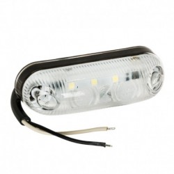 Predné obrysové svetlo 3 Led 12v 24v biele Horpol
