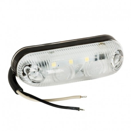 Přední obrysové světlo 3 Led 12v 24v bílé Horpol
