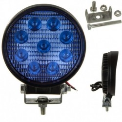 Ľavá obrysová svetlo 2 Led12v 24V bielo-červená na dlhom šikmom držiaku Horpol