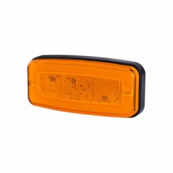 Odrazové světlo 24 LED neonově oranžové 12v 24v Horpol