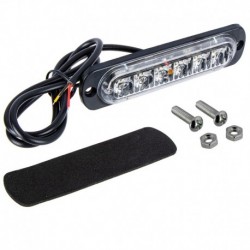 blikající světlo bílé stroboskopické  6 LED