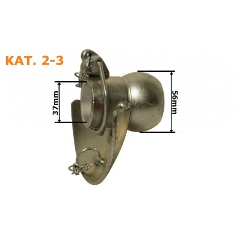 Přírubová koule 56x37x12mm Kat. č.: 2-3