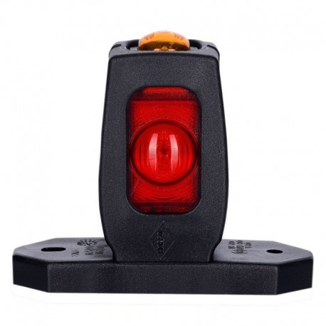 obrysové svietidlo 12v 24v 3 LED na krátkom ramene Horpol trojitá