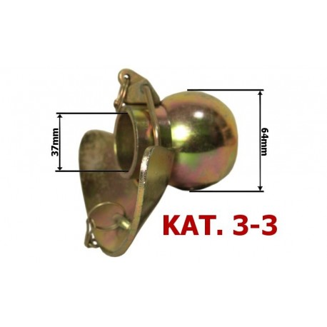 Koule s límcem 64x37x12mm Kat. č.: 3-3