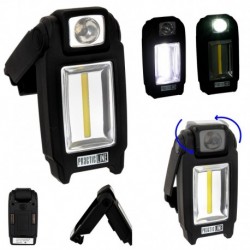 Bateriová ruční led svítilna s pogumovaným krytem IP40