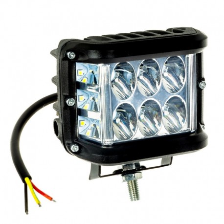 Pracovní světlo 12 led Cree s rohovým světlem