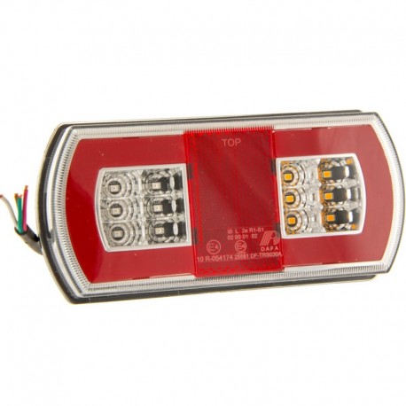 Zadné svetlo pravá LED Glo-Trac E4 12v 24v