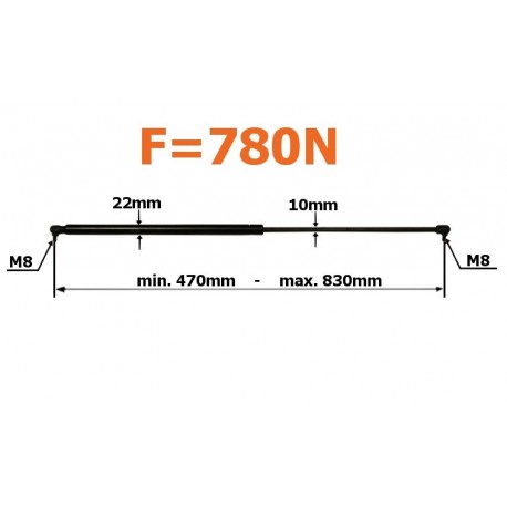 Teleskop Kapoty Zetor Proxima Forterra 65302835