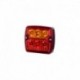 Kombinácia zadného svetla Triple Function Square 12 Led 12V 24V Horpol