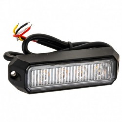 Stroboskopické svetlo 4led 12w ip67 12v 24v