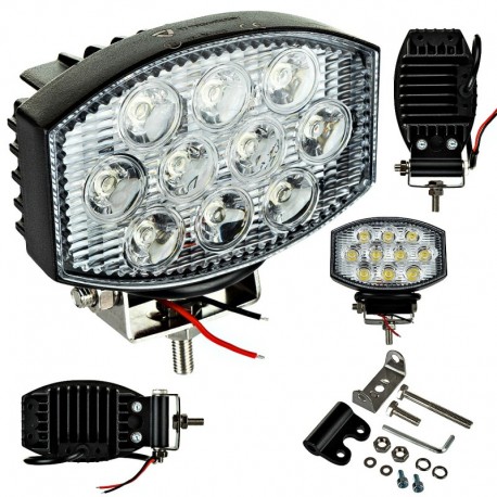 Pracovní lampa 10 led 30w oválná 3 polohy rukojeti