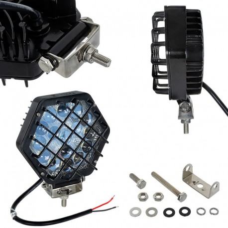 Pracovné svetlo s krytom 16 LED 48W zaostrené svetlo 10v 30v Tt13248s