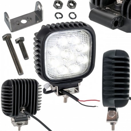 Pracovní světlo halogenová 9 led 12v 24v 27w Professional