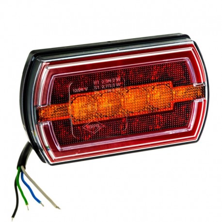 Zadné združené svetlo 32 Led 12v 24v Ip 68 trojfunkčný Horpol