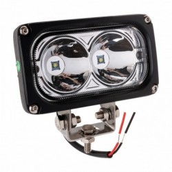 Led pracovní světlo 9-32v, 2ledx15w 3000lm 6000k